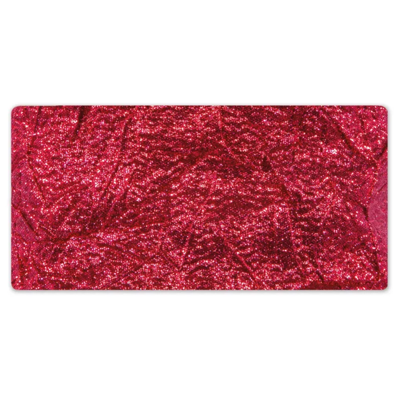 Luxusstoff in 3 Farben cm 130x2,5 mt rot