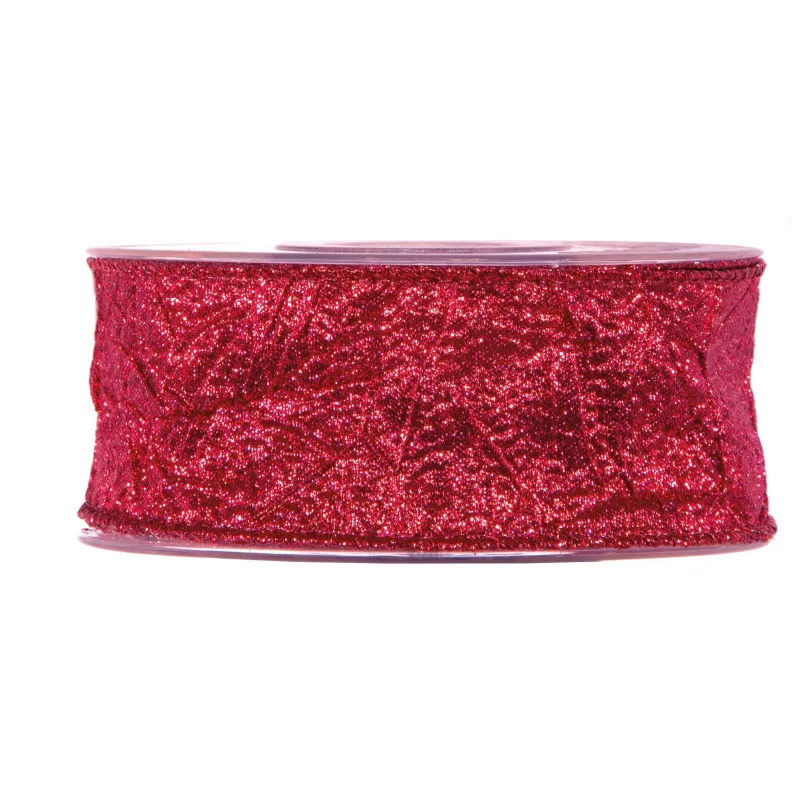 Luxury Ribbon in 3 Colors mm 40x10 mt red