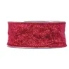 Fita de luxo em 3 cores mm 40x10 mt vermelho