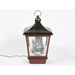 Śnieżna latarnia uliczna