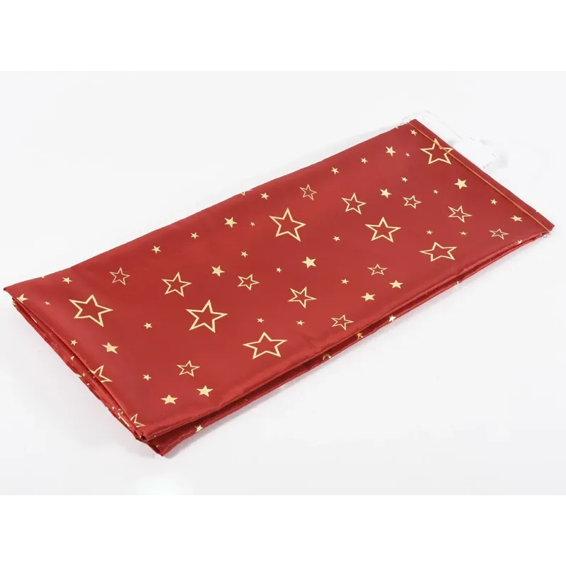 Kerst Tafelkleed met Sterren Rood of Wit cm 140x240 | ChartaRè