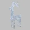 Reindeer of White LED Crystals Various Heights | ChartaRè