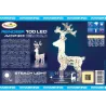 Reindeer of White LED Crystals Various Heights | ChartaRè