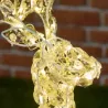 Reindeer of White LED Crystals Various Heights | ChartaRè