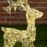 Reindeer of White LED Crystals Various Heights | ChartaRè