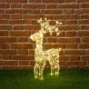 Reindeer Crystal White LED Various Heights