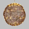 3D Sphere with Warm White MicroLed in 2 Sizes