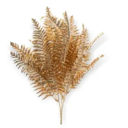 Antique Gold Fern Bouquet Cm. 43