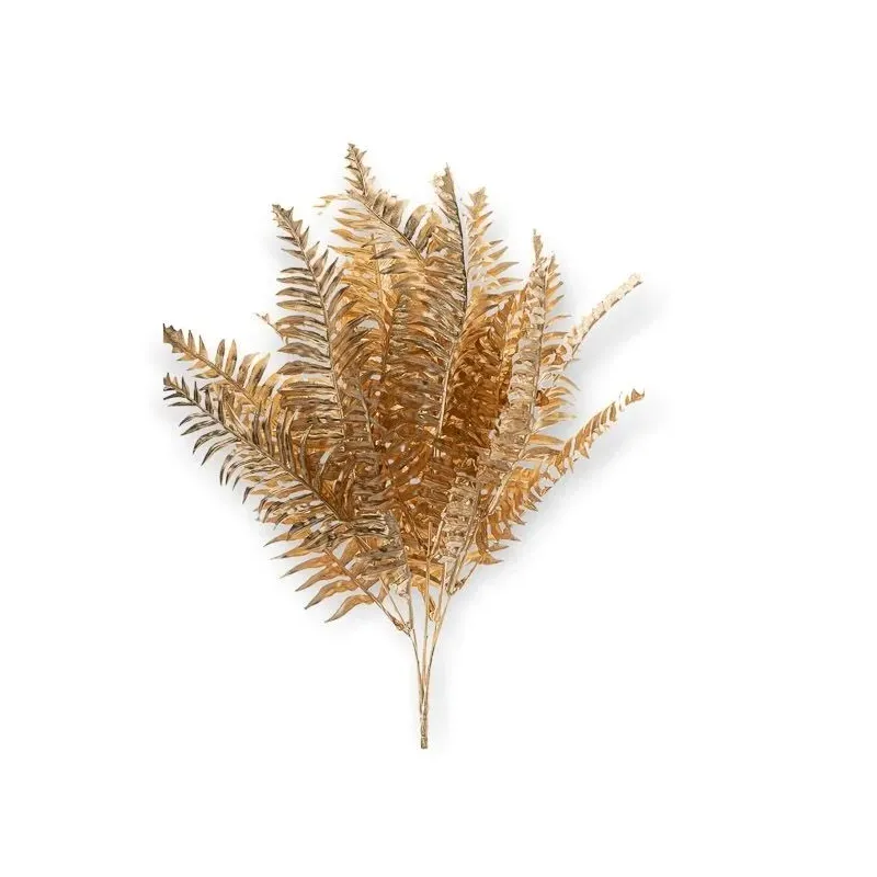 Antique Gold Fern Bouquet Cm. 43