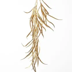 Fallande Gräs, Gren, Antik, Guld cm. 105