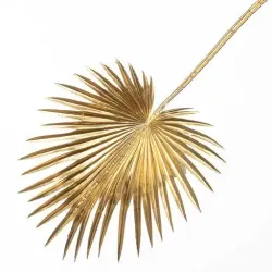 Ramo Foglia Palma Oro Antico Cm 85