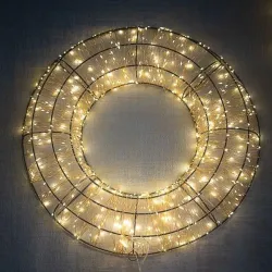 Corona Led con 8 Funzioni Varie Misure 38