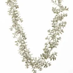 Ghirlanda Foglie Flocked Cm. 183