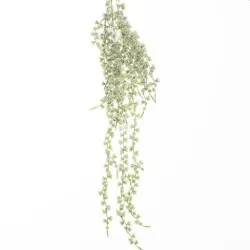 Vallende groene den met berijpt effect.