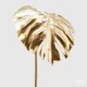 Foglia Monstera Metal Oro Cm.104