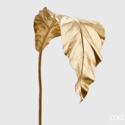 Asplenium fém arany levél cm.135