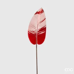 Foglia Banano Due Colori Cm.97 red