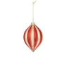 Glass pendant mm. 80 Red Gold