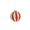Red Gold Glass Sphere 80 mm