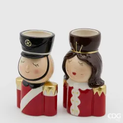 Vase Soldat Lui / Elle cm 23 h