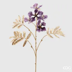 Delonix Lavender Branch ze złotą łodygą w dwóch rozmiarach EDG, idealny do dekoracji i okuć