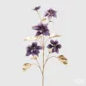 Ramo Stella di Natale Lavanda con Stelo Oro in due Misure EDG