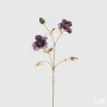 Ramo Elleboro Lavanda con Stelo Oro H 68 Cm