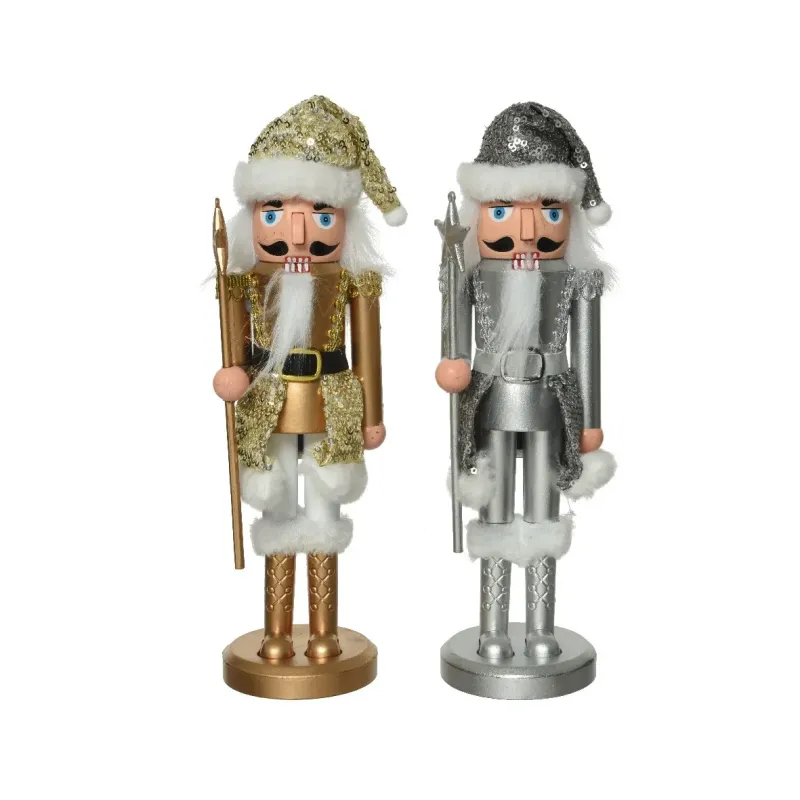 Quebra-Nozes de Lantejoulas de Plástico h 28 Cm