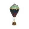 Mongolfiera Blu in Poliresina h 80 Cm