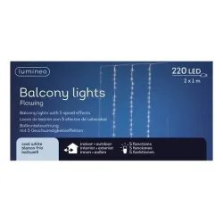 Buitenzonwering voor balkon warm en koud wit diverse maten