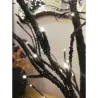 Árbol de purpurina negro con LED varias alturas | ChartaRè