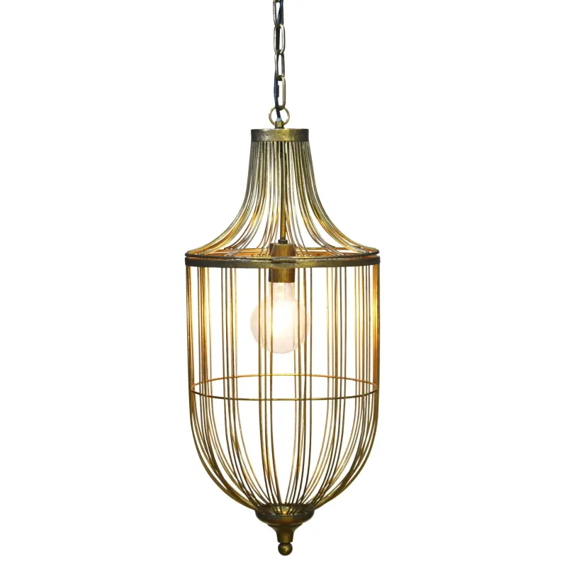 Crane Chandelier in Gold Metal | ChartaRè