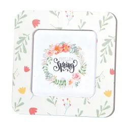 Spring photo frame cm 15x15
