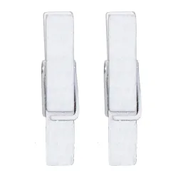 100 Estacas de Madeira mm.35 Branco ou Natural