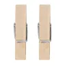 100 Wooden Pegs mm.35 White or Natural
