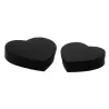 Set de 2 Cajas de Corazón cm 5 h en 3 Colores, Ideal para cajas de regalo románticas, bodas y San Valentín