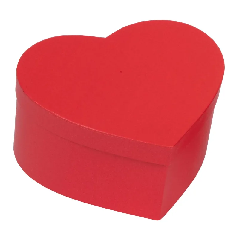Scatola Cuore cm 9,5x7,5x6,5 h Rosso