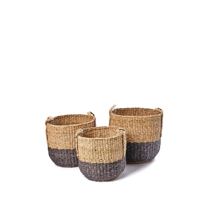 Panier bicolore en trois tailles