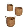 Cesta Natural com Alças em Três Tamanhos