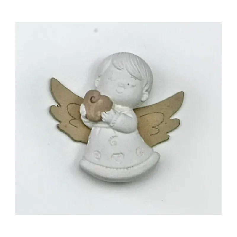 Ange de craie avec ailes en bois 12 pcs