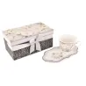 Tea Cup Set with Plate and Matching Gift Box | ChartaRè
