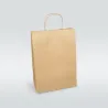 Shopper Busta Carta Kraft Avana Manico Cordino Ritorto | ChartaRè