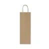 Shopper in carta kraft avana con manico cordino, 8 misure