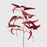 Ramo Eucalipto Rosso in Velluto Cm. 90