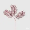 Ramo Corallo Olis Glitter in Vari Colori Cm.75 rosso