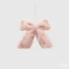 Fiocco Peluche Panna e Rosa Cm. 16x22 EDG