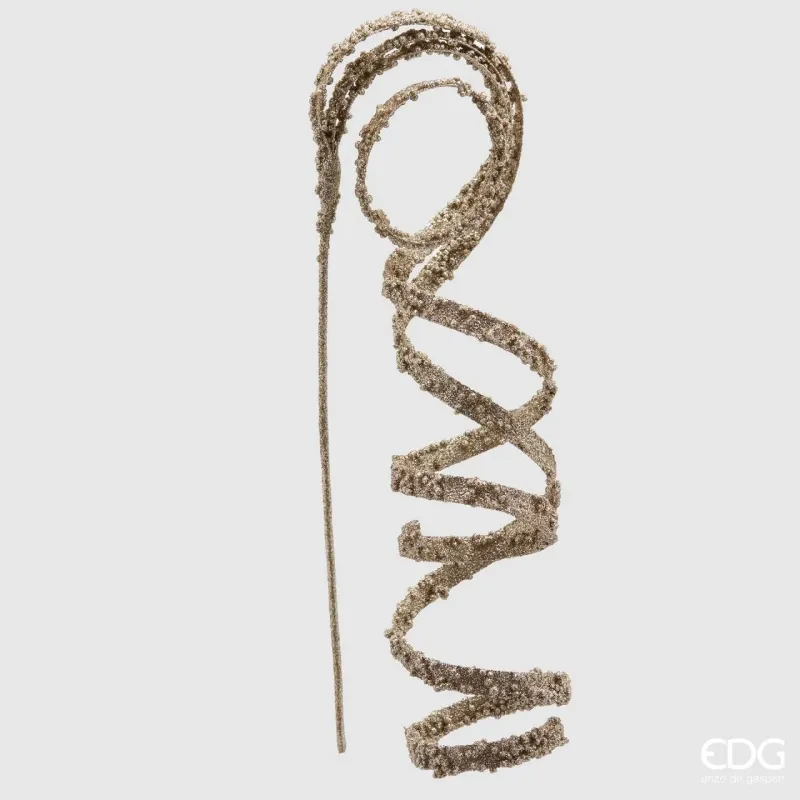 Liana Rama 3 hebras purpurina cm. 120 platino EDG