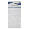 White or Ivory Adhesive Beads in Two Sizes