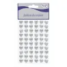 60 Hearts Gemstone Stickers for Decoration