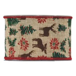 Nastro Deers & Trees mm 63x10 mt